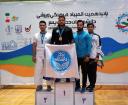 میلاد فراز مهر از دانشگاه اراک رتبه سوم مسابقات کاراته را کسب کرد