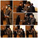 مراسم تقدیر از کارکنان دانشگاه در سالن شهید چمران دانشکده علوم پایه برگزار گردید